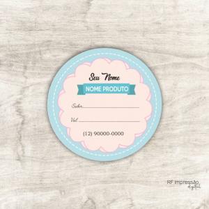 Etiqueta Sabor / Validade Vinil Branco                   .     19 Opções de Arte para Escolher