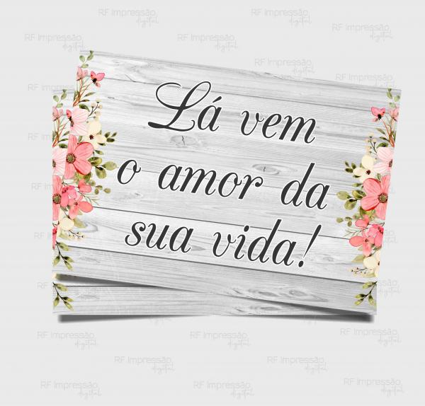 PLACA Casamento