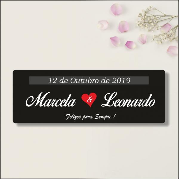 PLACA Casamento